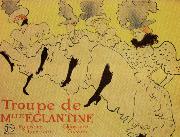 Henri  Toulouse-Lautrec Miss Eglantine's Troupe oil painting artist